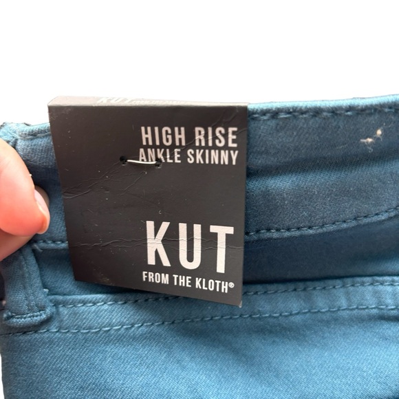 NWT Kut from the Kloth high-rise Ankle Skinny Jean Size 6 in Mountain Blue - Picture 7 of 7